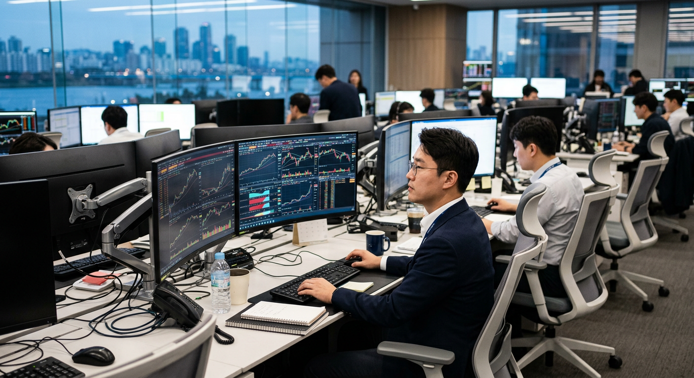 외국인 투자자들의 프로그램 비차익거래와 시장 데이터 분석 환경을 시각화