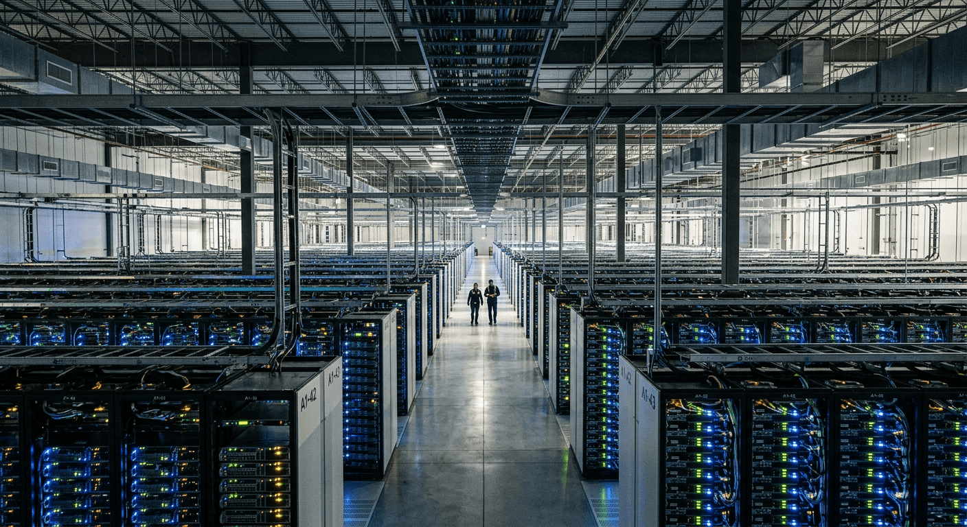 글로벌 빅테크의 대규모 CapEx 투자와 AI 인프라 확장을 직관적으로 전달하는 장면